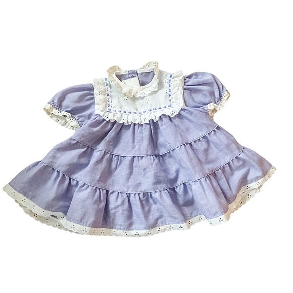 12 month Nannette VINTAGE purple dress - Picture 1 of 3